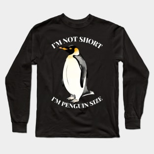 Penguin-Size Not Short X Long Sleeve T-Shirt